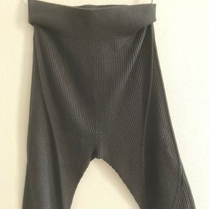 Uniqlo Mame Kurogouchi 3D Knit Ribbed Black Shorts Tights XXS/XS